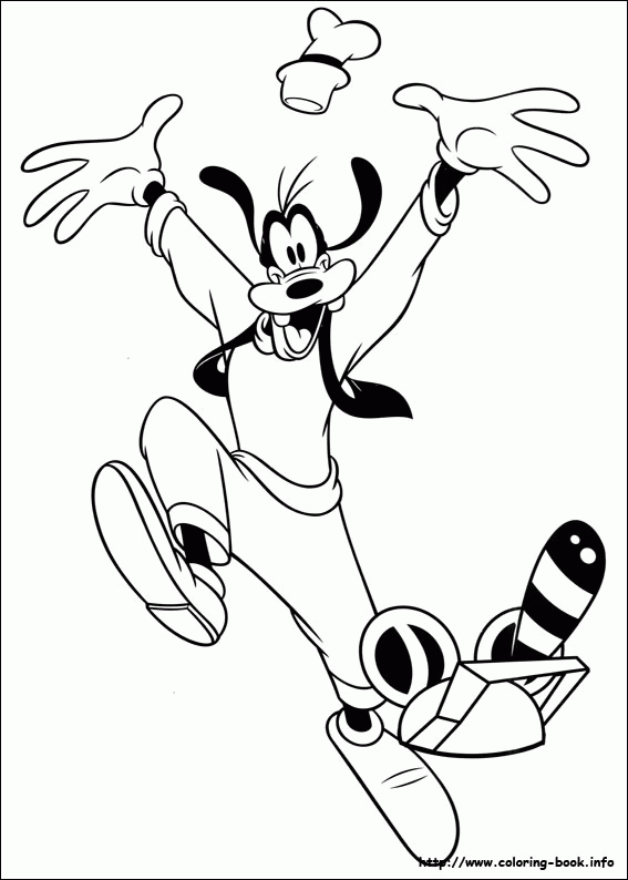 Goofy kolorowanki